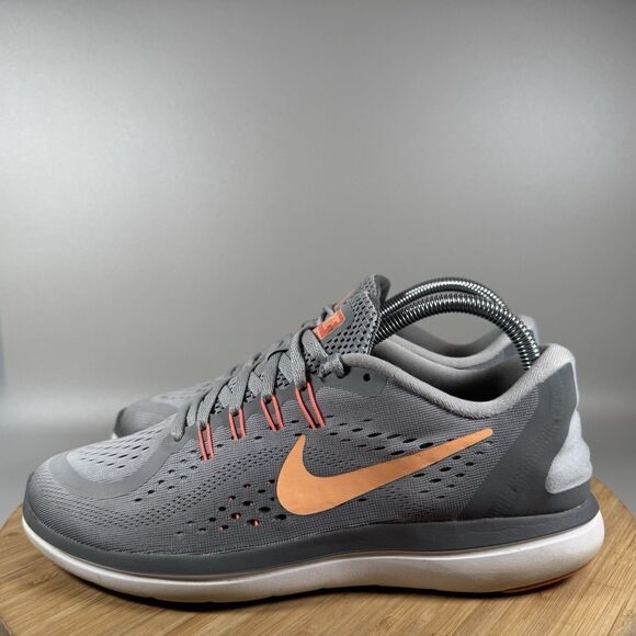 Nike Womens Flex 2017 RN 898476-003 Gray Running Shoes Sneakers Size 9.5 - Picture 3 of 8